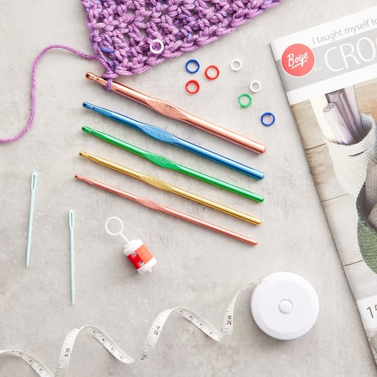 Boye® I Taught Myself to Crochet® Kit Michaels